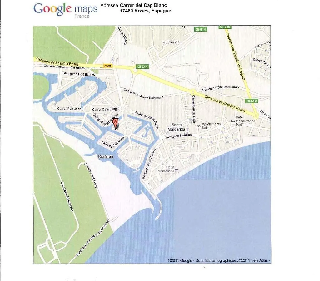 Διαμέρισμα Vue Panoramique Sur La Mediterrannee, Appartement Sur Canal & Proche Plage Ρόζες